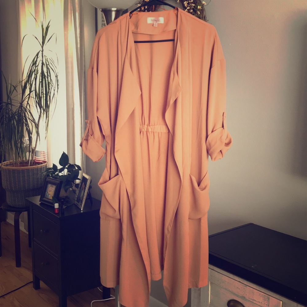 Open Front Duster Jacket